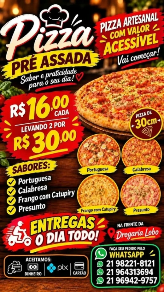 PIZZA PRE ASSADA A.C
