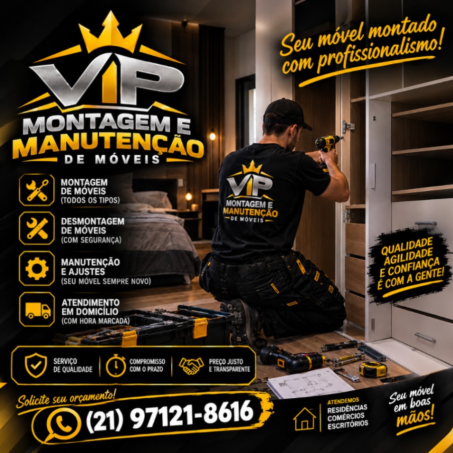 VIP MONTAGEM E MANUTENÇÃO