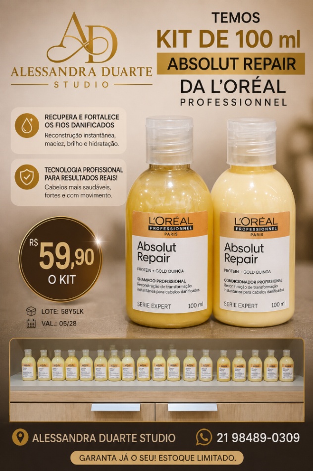 Kit L'Oréal profissional fracionado