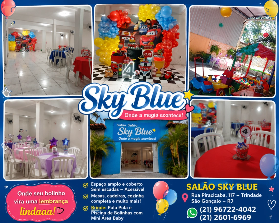 Salão de Festa SkyBlue