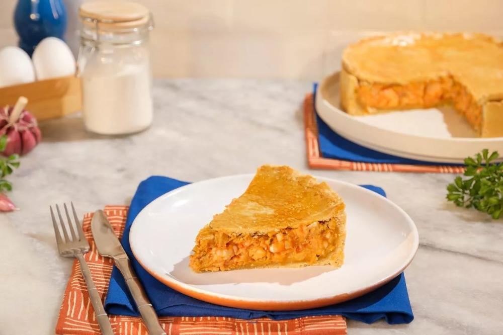 Empadão frango com catupiry