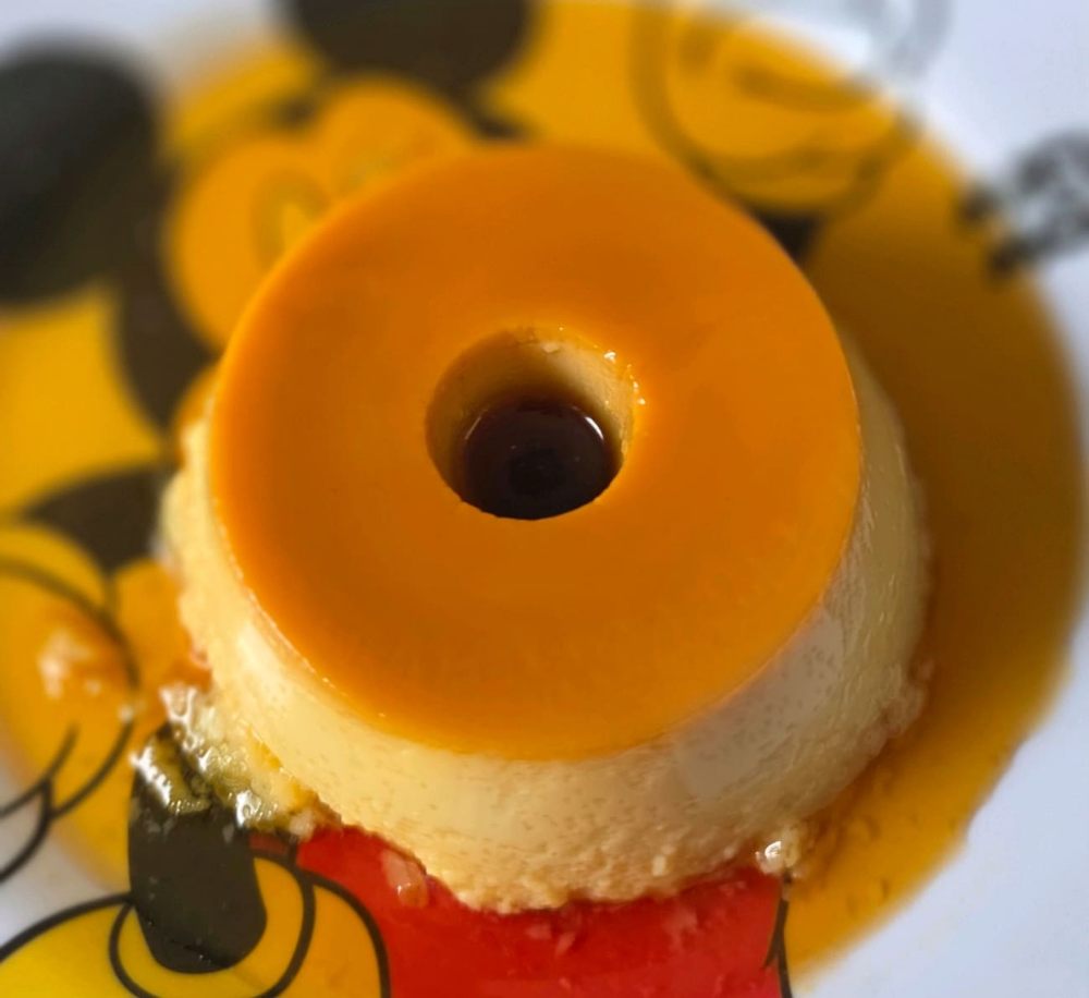 Mini pudim de leite