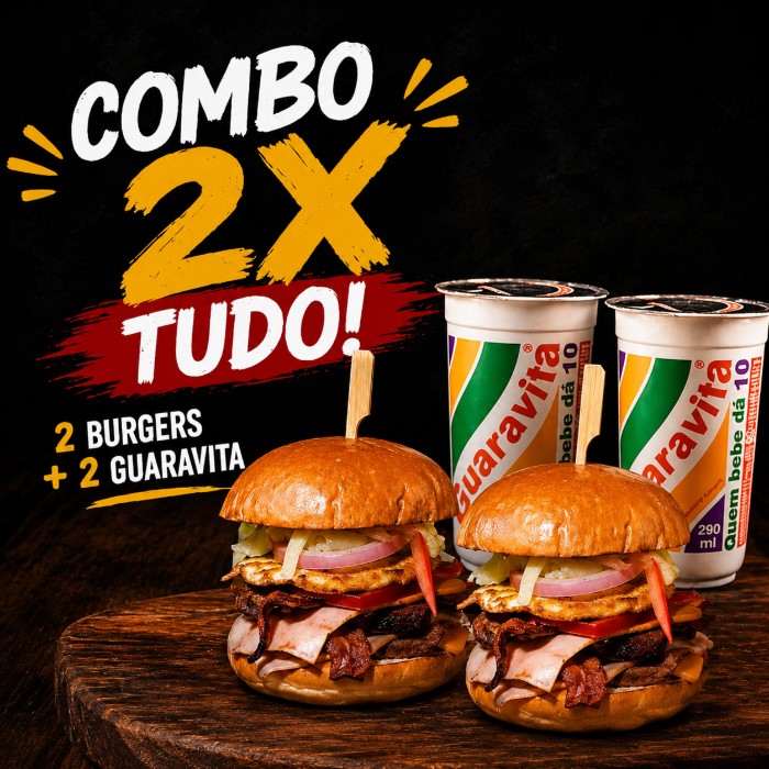 2 X-Tudo Satolo's + 2 Guaravitas