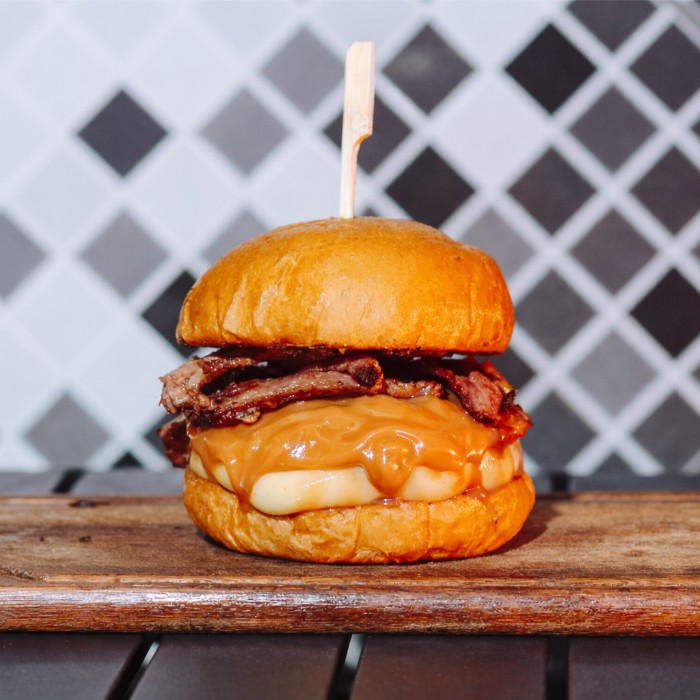 Burger do Cheff - Doce de leite + Bacon