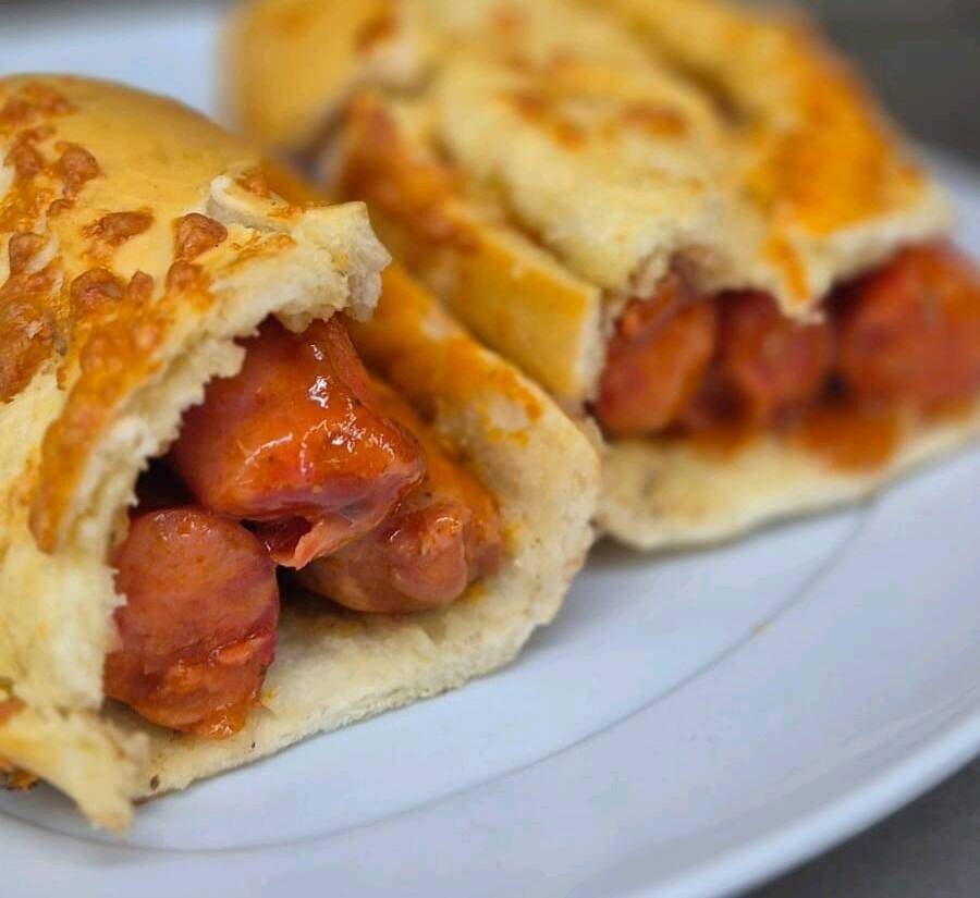 Pão com linguiça mineira