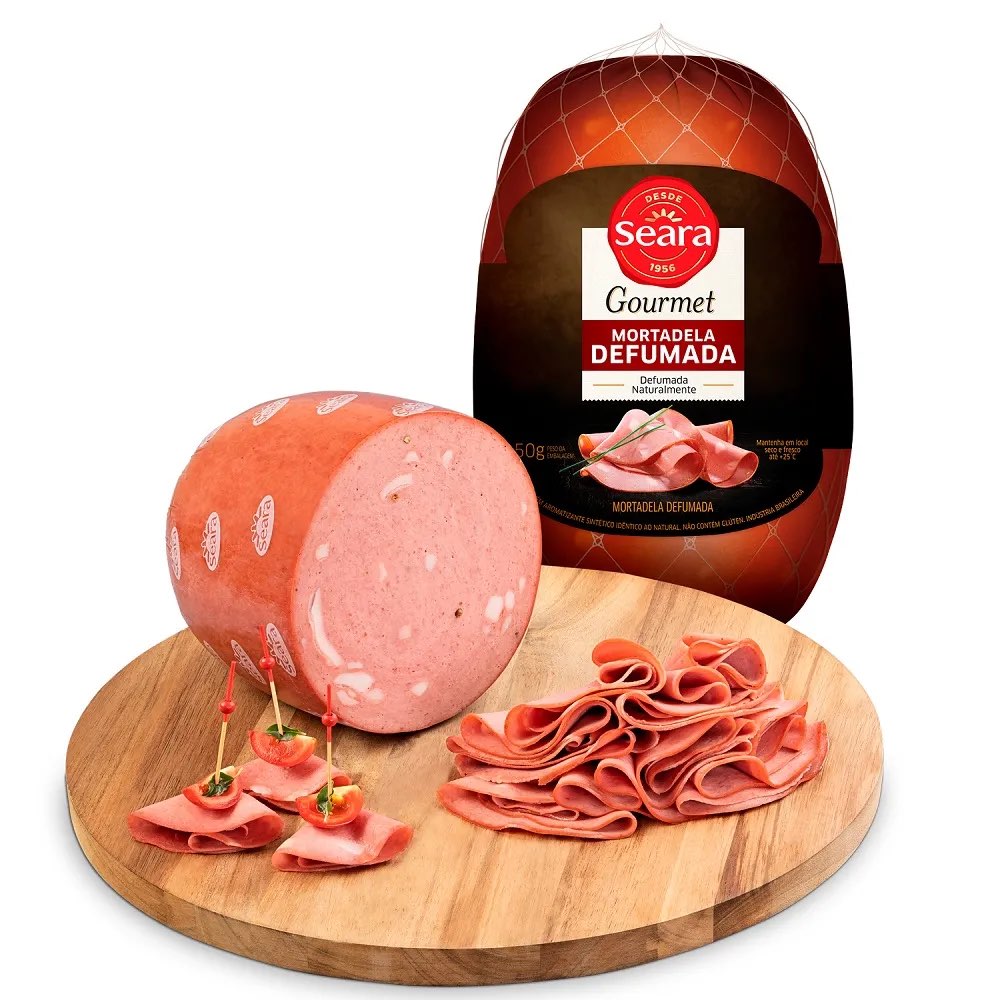 Mortadela Defumada Fatiada Seara 100g