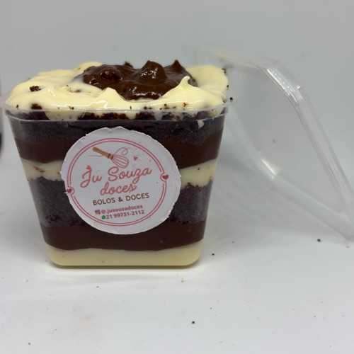 Bolos de pote - Ninho com Brigadeiro