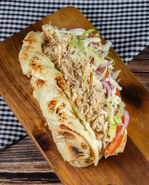 2 PÃES DE ALHO FRANGO DESFIADO