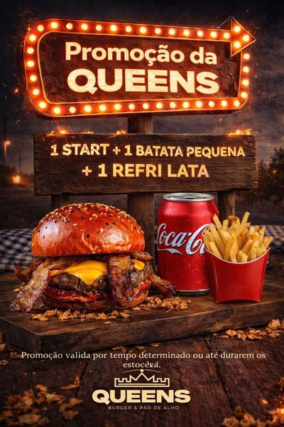 TRIO START + 1 Batata P + 1 BEBIDA LATA