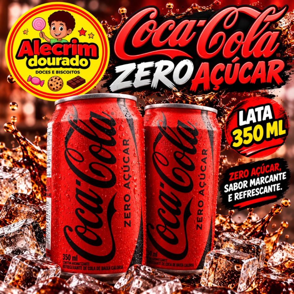 COCA ZERO LATA 350 ML